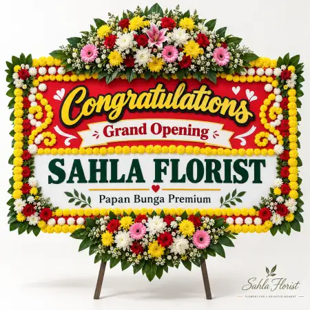 Papan Bunga Ucapan Selamat Cipete