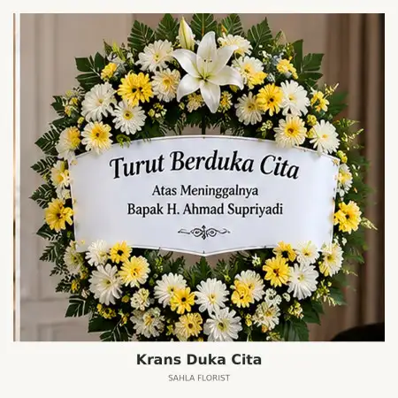 Krans Bunga Duka Cipete